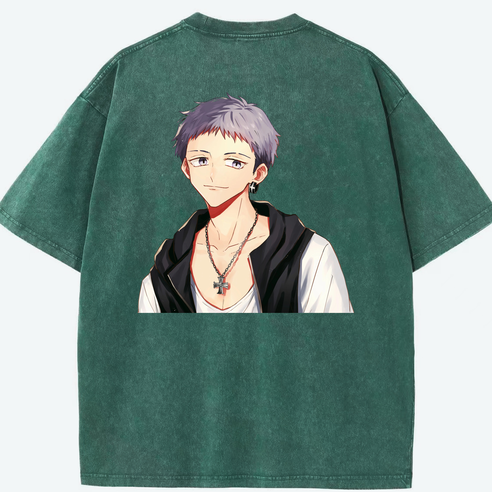 （画像用） 東京リベンジャーズ Tokyo Revengers 綿100% ヴィンテージ風 半袖Tシャツ（背面プリント）